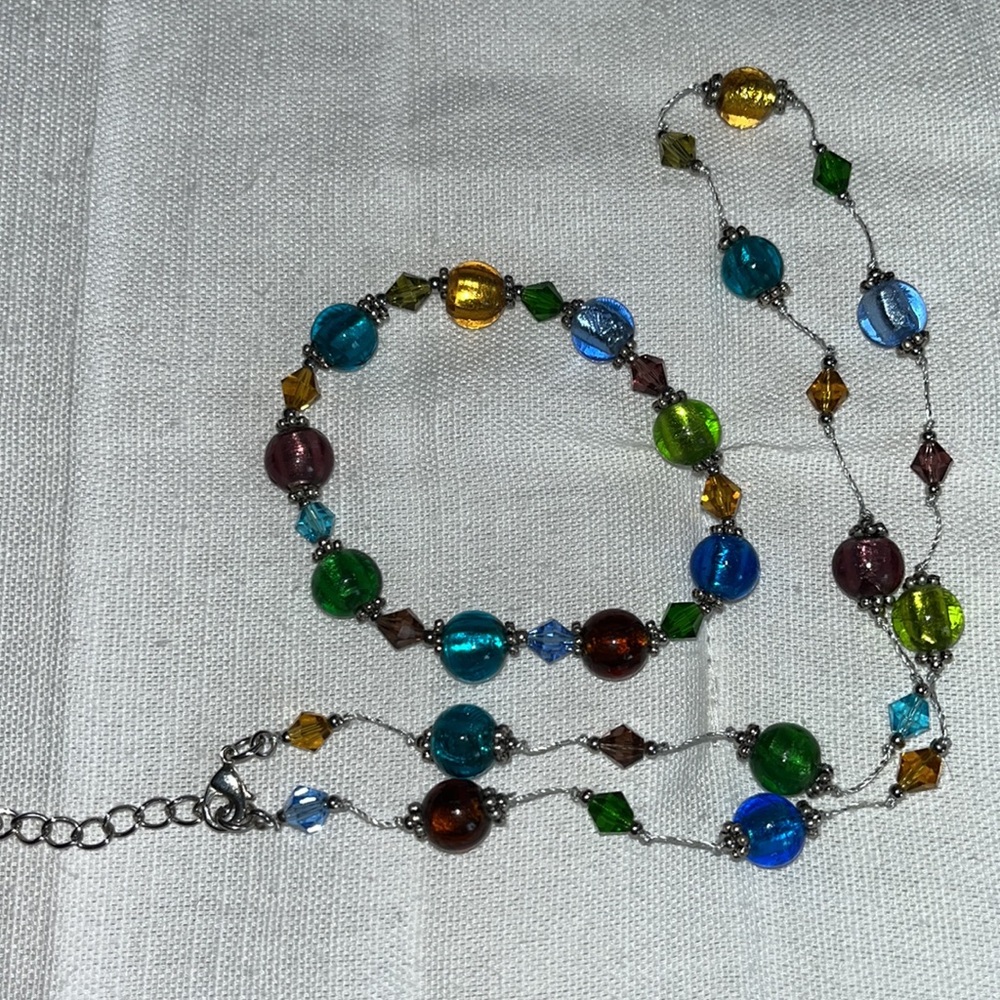 💟$3 Bundle Add On💟 Beaded bracelet (7") / necklace (17.5'-21') SET